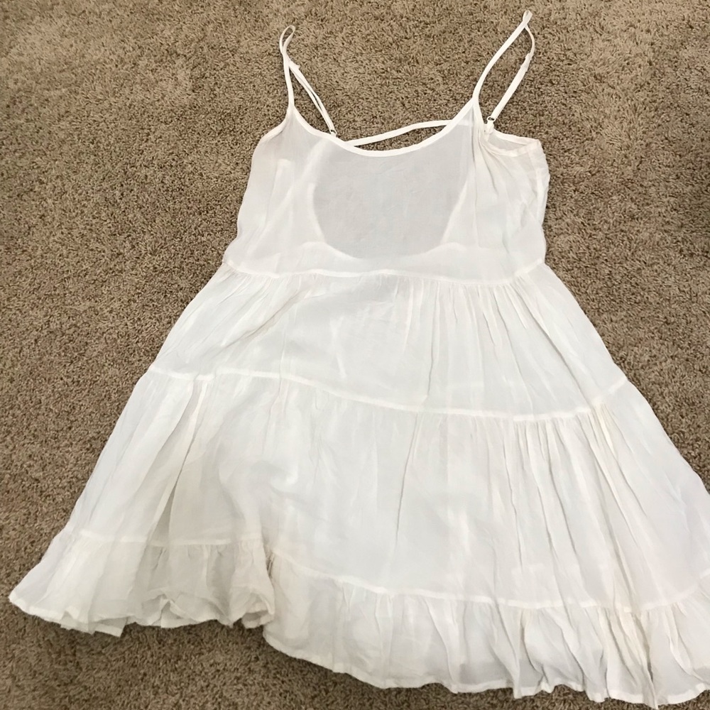 Lightweight off white mini dress.